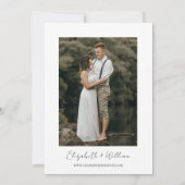 Waterverf Yosemite National Park trouwfoto Kaart (Achterkant)