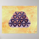 Waterverf Zaad van de muur Kunst Poster (Voorkant)