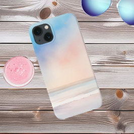 Waterverf zacht strand Case-Mate iPhone case