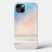 Waterverf zacht strand Case-Mate iPhone case (Achterkant)