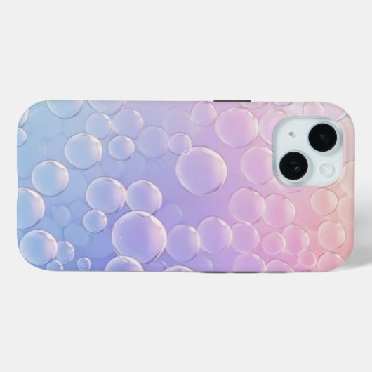 Waterverf Zachte Kleurbellen Case-Mate iPhone Case (Achterkant (horizontaal))