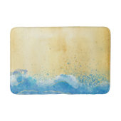 Waterverf Zand en waterbad Bath Mat (Voorkant)