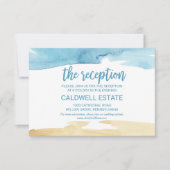 Waterverf Zand en Zee Weddenschappen Kaart (Voorkant)