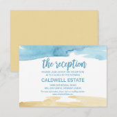 Waterverf Zand en Zee Weddenschappen Kaart (Voorkant / Achterkant)