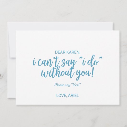 Waterverf Zand & Zee... zal je mijn eerbetoon zijn Kaart (Achterkant)