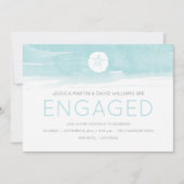 Waterverf zanddollar kaart (Voorkant)