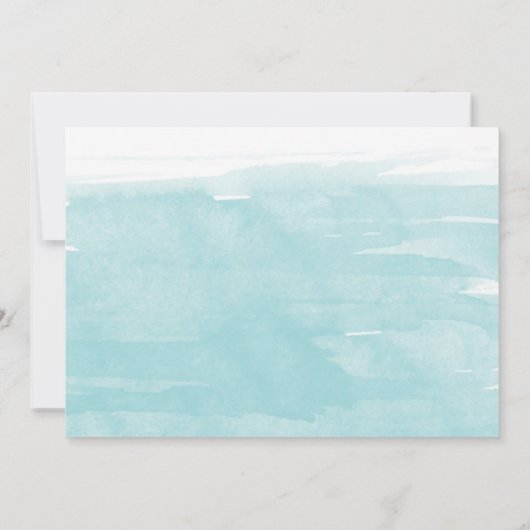 Waterverf zanddollar kaart (Achterkant)