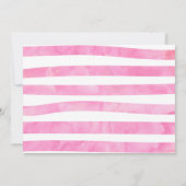 Waterverf zangersuitnodiging met foto kaart (Achterkant)