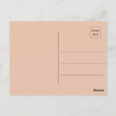 Waterverf zangvogel in herfstbos briefkaart (Achterkant)