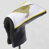 Waterverf Zangvogel Zwavelbreasted Warbler Golfheadcover (3/4 voorkant)