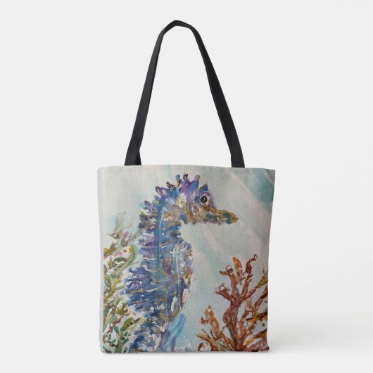 Waterverf Zeapaard dubbelzijdig Tas (Achterkant)