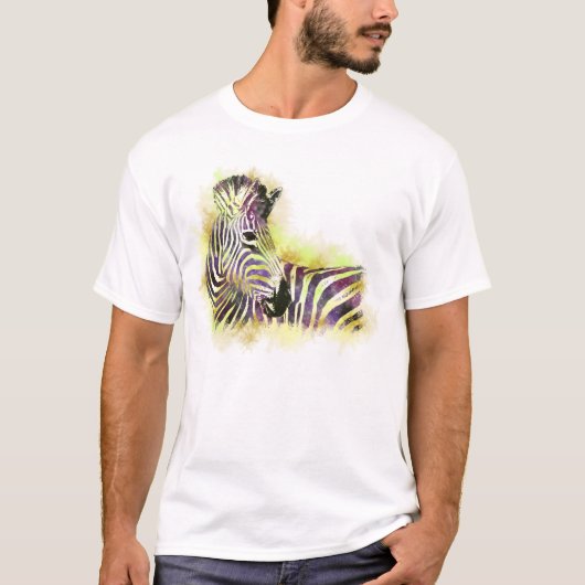Waterverf Zeba T-shirt (Voorkant)