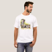 Waterverf Zeba T-shirt (Voorkant volledig)