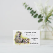 Waterverf Zeba Visitekaartje (Staand voorkant)