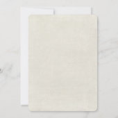 Waterverf Zebra Baby shower uitnodigen Kaart (Achterkant)