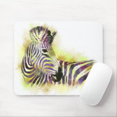 Waterverf Zebra Muismat (Met muis)
