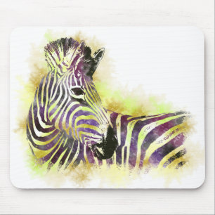 Waterverf Zebra Muismat