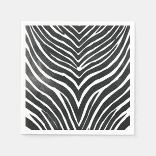 Waterverf Zebra Servet