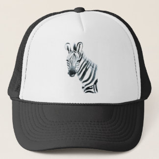 Waterverf zebra trucker pet
