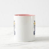 Waterverf Zebra Tweekleurige Koffiemok (Center)