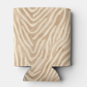 Waterverf zebraprint blikjeskoeler (Achterkant)
