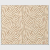 Waterverf zebraprint cadeaupapier (Vlak)