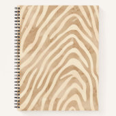 Waterverf zebraprint notitieboek (Voorkant)