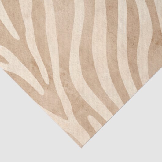 Waterverf zebraprint tissuepapier (Detail)