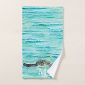 Waterverf Zee Bad Handdoek (Handdoek)