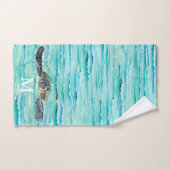 Waterverf Zee Bad Handdoek (Handdoek)