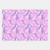 Waterverf Zee Creatures, Paint Strokes en Koraal Inpakpapier Vel (Voorkant 3)