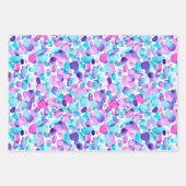 Waterverf Zee Creatures, Paint Strokes en Koraal Inpakpapier Vel (Voorkant 2)