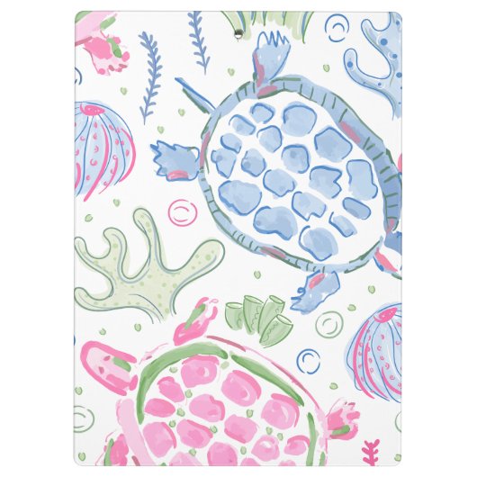 Waterverf Zee Draaikrokken Klembord (Achterkant)