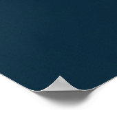 Waterverf Zee Gradient Beach Glass Color Block Poster (Hoek)