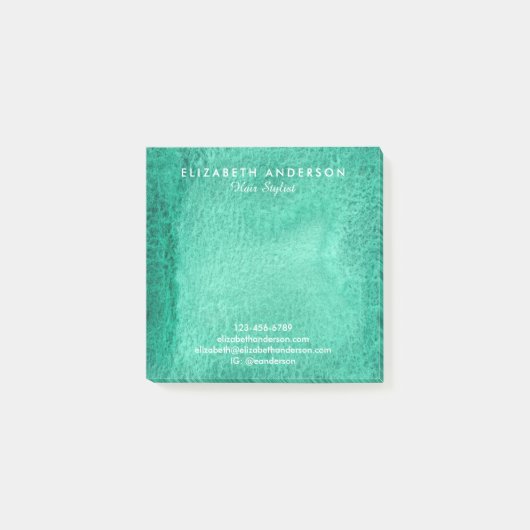 Waterverf zee groene business post-it noten post-it® notes (Voorkant)