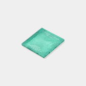 Waterverf zee groene business post-it noten post-it® notes (Schuin)