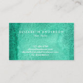 Waterverf zee groene visitekaartjes (Achterkant)