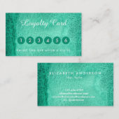 Waterverf zee groene visitekaartjes (Voorkant / Achterkant)