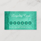 Waterverf zee groene visitekaartjes (Voorkant)