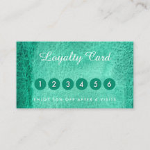 Waterverf zee groene visitekaartjes