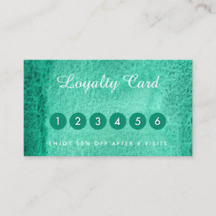 Waterverf zee groene visitekaartjes