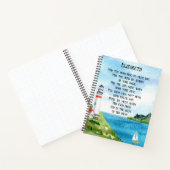 Waterverf Zee Iers zegengedicht weggooien Gift Notitieboek (Binnen)