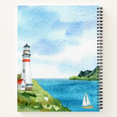 Waterverf Zee Iers zegengedicht weggooien Gift Notitieboek (Achterkant)