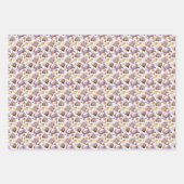 Waterverf Zee levenspatroon Inpakpapier Vel (Voorkant 3)