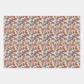 Waterverf Zee levenspatroon Inpakpapier Vel (Voorkant 3)