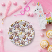 Waterverf Zee levenspatroon Papieren Bordje (Feest)