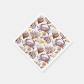 Waterverf Zee levenspatroon Servet (Hoek)