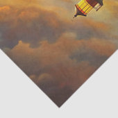 Waterverf zee licht huis zon tissuepapier (Detail)