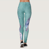 Waterverf Zee Life Leggings (Achterkant)