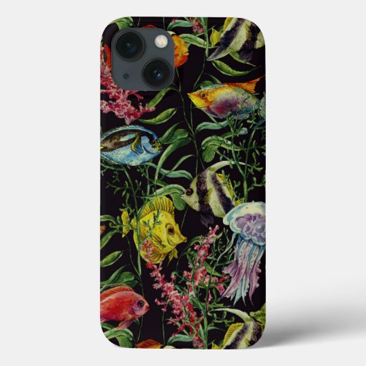 Waterverf Zee Life Patroon 1 Case-Mate iPhone Case (Achterkant)
